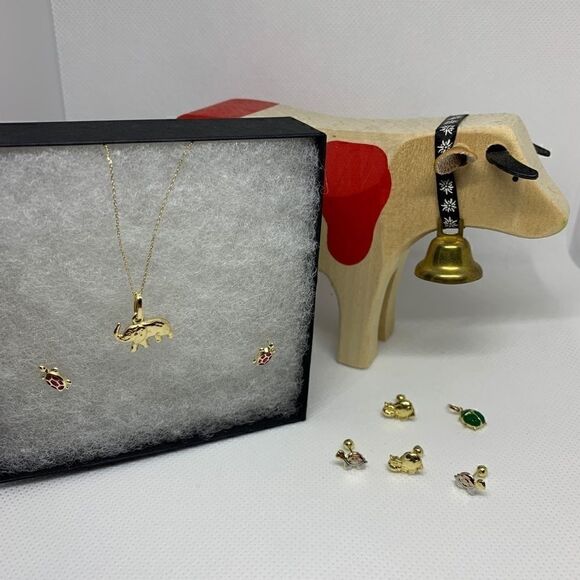 Elephant necklace 14k Real Gold Pendant - Picture 9 of 9